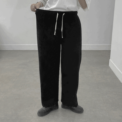 [융기모] XO 융기모바지 밴딩팬츠 여자겨울바지 2colors